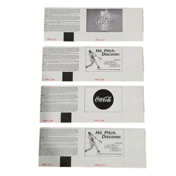 Washington Nationals Game Tickets from 2011 Atlanta Braves Florida Marlins - Picture 2 of 2